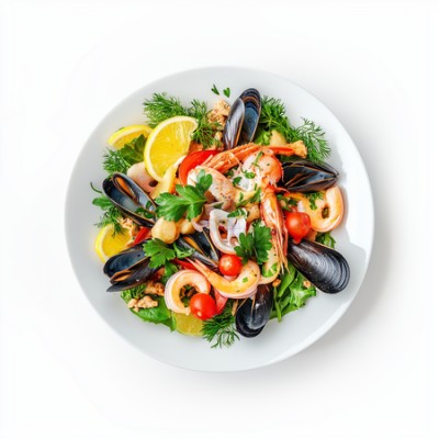 Фирменное блюдо Морской гриль прованс - купить в Тюбе